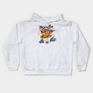 Ramen At Sea Noodle Attack Kids Hoodie